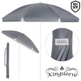 thumbnail of Kingsleeve Sonnenschirm 180cm anthrazit wasserabweisend Strandsonnenschirm