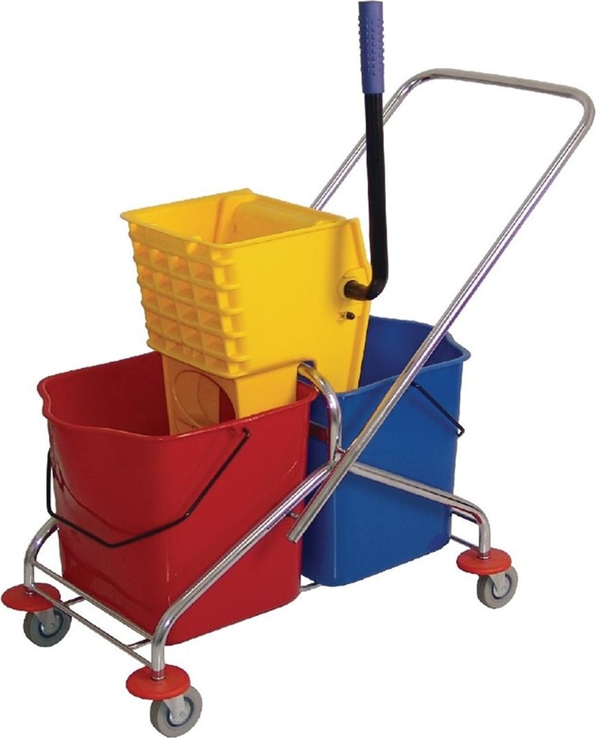 Jantex doppelter Moppeimer mit Mopppresse - 2 x 23L