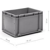 thumbnail of Caja Eurobox Cerrada 20 litros 30 x 40 x 25 cm