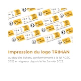 thumbnail of La Bobine Française - 50 Rouleaux TPE / Compatible SUMUP 57x30x12 mm | Premium 55 g/m² |avec logo TRIMAN (Loi AGEC) | Zéro BPA