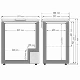 thumbnail of Professionele Worldmai vrieskist 95 cm met 2 manden. Horizontale vriezer voor bars, restaurants, horeca en catering