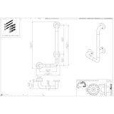 thumbnail of pba 01 Sicherheitsgriff,rechts 220x520mm, L-Form, aus Nylon