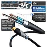 thumbnail of CSL HDMI Typ D (Micro) 2.0 zu HDMI Typ A Kabel, 4K, Ethernet, Ultra HD 2160p (3840 × 2160 Pixel) - 3m