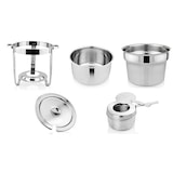 thumbnail of METRO Professional Calentador de sopa, acero inoxidable, 9.8 L, redondo, con tapa