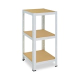 thumbnail of shelfplaza HOME 90x30x30 cm Schwerlastregal in weiß mit 3 Böden und 175 kg Traglast pro Boden