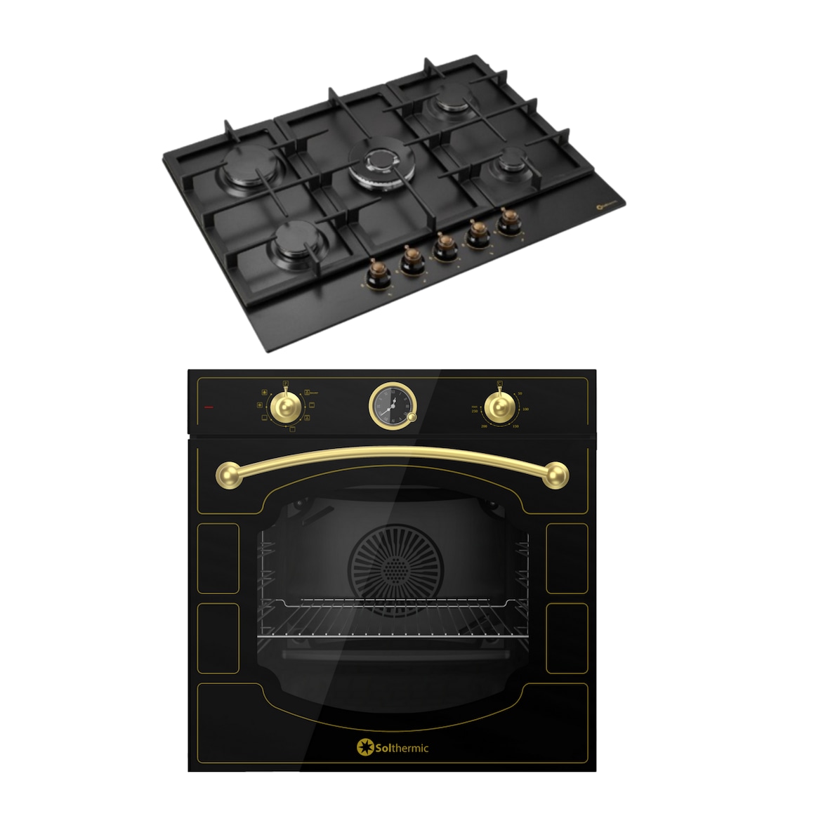 SOLTHERMIC® COMBO PACK HORNO FORNO RÚSTICO + PLACA DE FOGÃO A GÁS