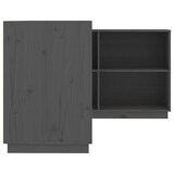 thumbnail of Helloshop26 - Bureau table poste de travail meuble d'ordinateur informatique étude 110 x 50 x 75 cm bois massif de pin gris 02_0023822