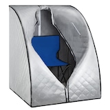 thumbnail of tectake Sauna de vapor móvel THERMALUXE II, 1000 W, 15 níveis de temperatura  Cinzento/Azul