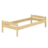 thumbnail of Bett Kiefer massiv 90x200 Einzelbett Singlebett Massivholz Zubehör wählbar V-60.31-09 Federleisten