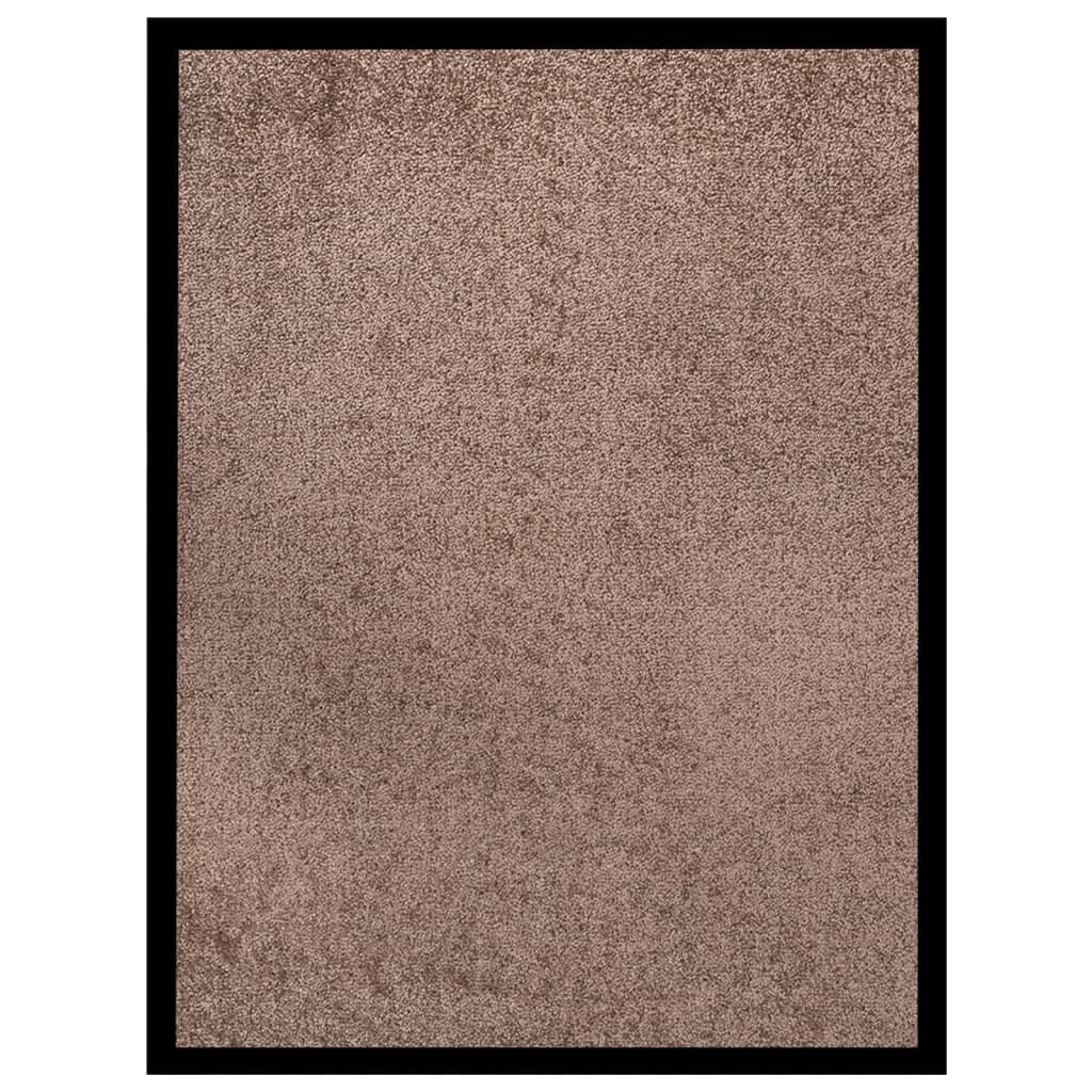 vidaXL Deurmat 60x80 cm bruin