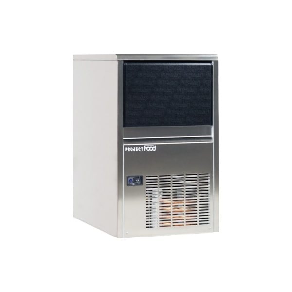 Fabbricatore di ghiaccio a cubetto pieno con produzione di 24 kg/24h - raffreddamento ad acqua