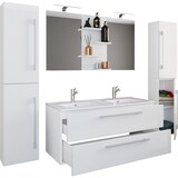 thumbnail of VCM Badmöbel Waschtisch Budasi Weiß H. 150 x B. 177 x T. 46 cm