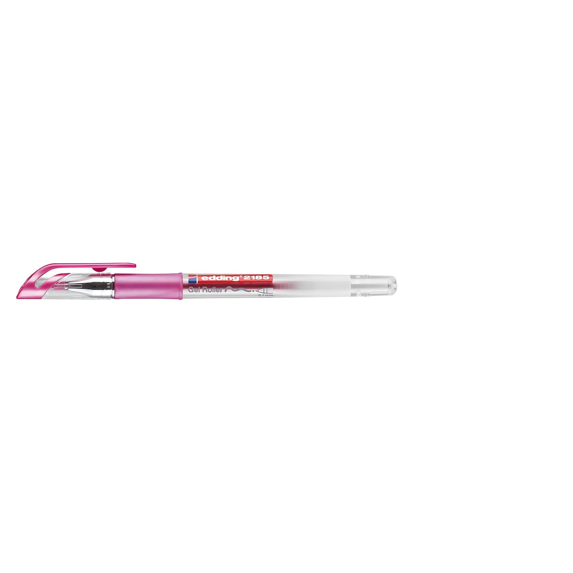 2185 Gelroller crystaljelly - 0,7 mm, pink-metallic