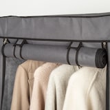 thumbnail of Max Home Armario ropero tela 1 barra para perchas 70x44x148 cm gris