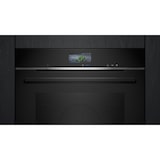 thumbnail of Siemens iQ700, Einbau-Backofen mit Dampfunterstützung, 60 x 60 cm, Schwarz, Edelstahl HR776G1B1