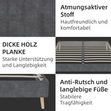 thumbnail of Elegantes Bettgestell 140x200 cm aus grauem niederländischen Samt – Minimalistisches Design für moderne Schlafzimmer