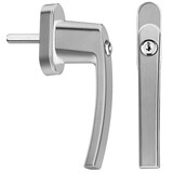 thumbnail of MONZANA® Fenstergriffe 8er Set Aluminium silber inkl. Schlüssel