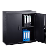 thumbnail of Schedario Armadio per Ufficio in Metallo Armadietto per Archiviazione Nero