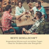 thumbnail of Smartwave Infrarot-Heizstrahler Carbonröhre 2400W WiFi Appsteuerung Schwarz