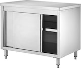 thumbnail of vaiotec werktafel met kast / 2 schuifdeuren, 1600 x 600 mm