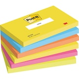thumbnail of Post-it Haftnotizen 127 x 76 mm Active Collection Farbig sortiert 6 Blöcke à 100 Blatt