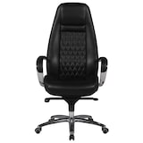 thumbnail of FineBuy Bürostuhl Echtleder Schwarz Schreibtischstuhl ergonomisch Chefsessel Drehstuhl