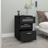 thumbnail of Nachttisch Nachtschrank Beistelltisch Boxspringbett Kommode 3 Schubladen Konsole