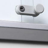 thumbnail of Bacheca magnetica per interni con ante scorrevoli certificata ESG. Fondo scrivibile e magnetico. Chiusura con chiavi incluse, formato 15XA4