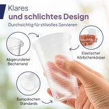 thumbnail of Inoverse 100 stk Trinkbecher, 200ml Plastikbecher, Transparent Einwegbecher 0,2l