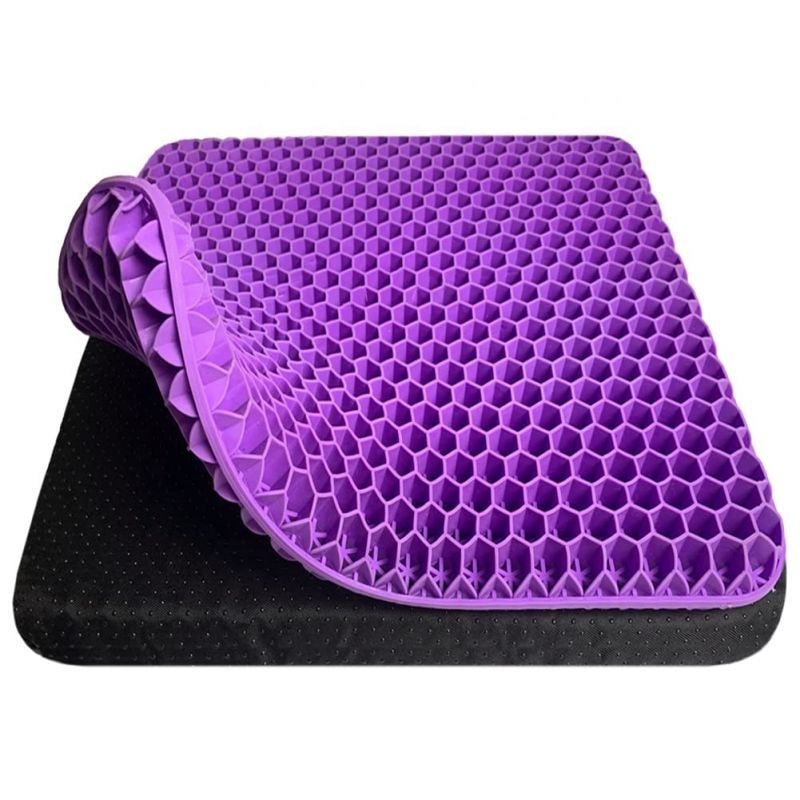 Coussin de siège en gel Violet  HG03169-PUR usage non-intensif Herzberg