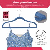 thumbnail of COM-FORT HOUSE Perchas terciopelo antideslizantes pack 50 azul ultrafinas ahorro espacio gancho 360 ropa vestidos trajes