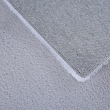 thumbnail of Teppich Schlafzimmer Unifarben Elegant Waschbar Strapazierfähig Wohnzimmer Esszimmer Silber 60x110 cm – NECKAR von Kadima Design