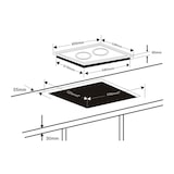 thumbnail of Lacor placa de inducción DUAL HORIZONTAL 3500 W 22 cm