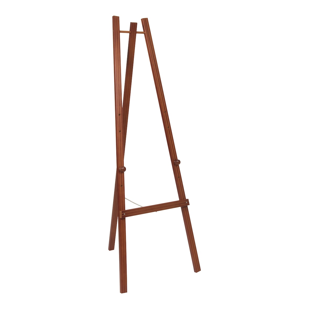 Securit® Cavalletto "Easel" - Legno finitura laccata mogano - 165cm