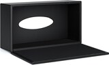 thumbnail of Taschentuchbox SWEEP Kunstleder Schwarz B25,2 x T13,7 x H8,5 cm