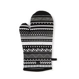 thumbnail of Excelsa Ofenhandschuh Etnico Baumwolle 32Xh2X18 Cm Schwarz Und Weiß
