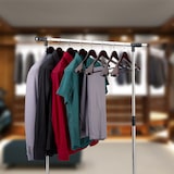 thumbnail of Relaxdays Anzug Kleiderbügel, 8er Set, breite Schulter, Hosenstange, für Jacke, Hemd, Hose, Holzkleiderbügel, natur