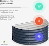 thumbnail of High Grow Half Circle Hochbeet 105 x 43 x 60cm Stahl-Wellblech einfacher Aufbau rost- und frostsicherAnthrazit