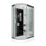 thumbnail of Dampfdusche Sauna Dusche Duschkabine D60-73M2L 120x80 cm ohne 2K Scheiben Versiegelung