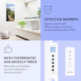 thumbnail of Wonderwall Air Art Smart Infrarotheizung Zug 60x120cm 700W Mehrfarbig