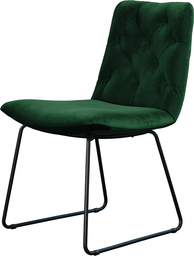 KAWOLA Stuhl NEW CHARME Esszimmerstuhl Velvet smaragd