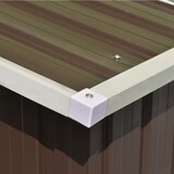 thumbnail of Helloshop26 - Tuinhuisje blokhut berging buitenschuur stevige gereedschapsschuur 257 x 392 x 181 cm bruin metaal 02_0022168