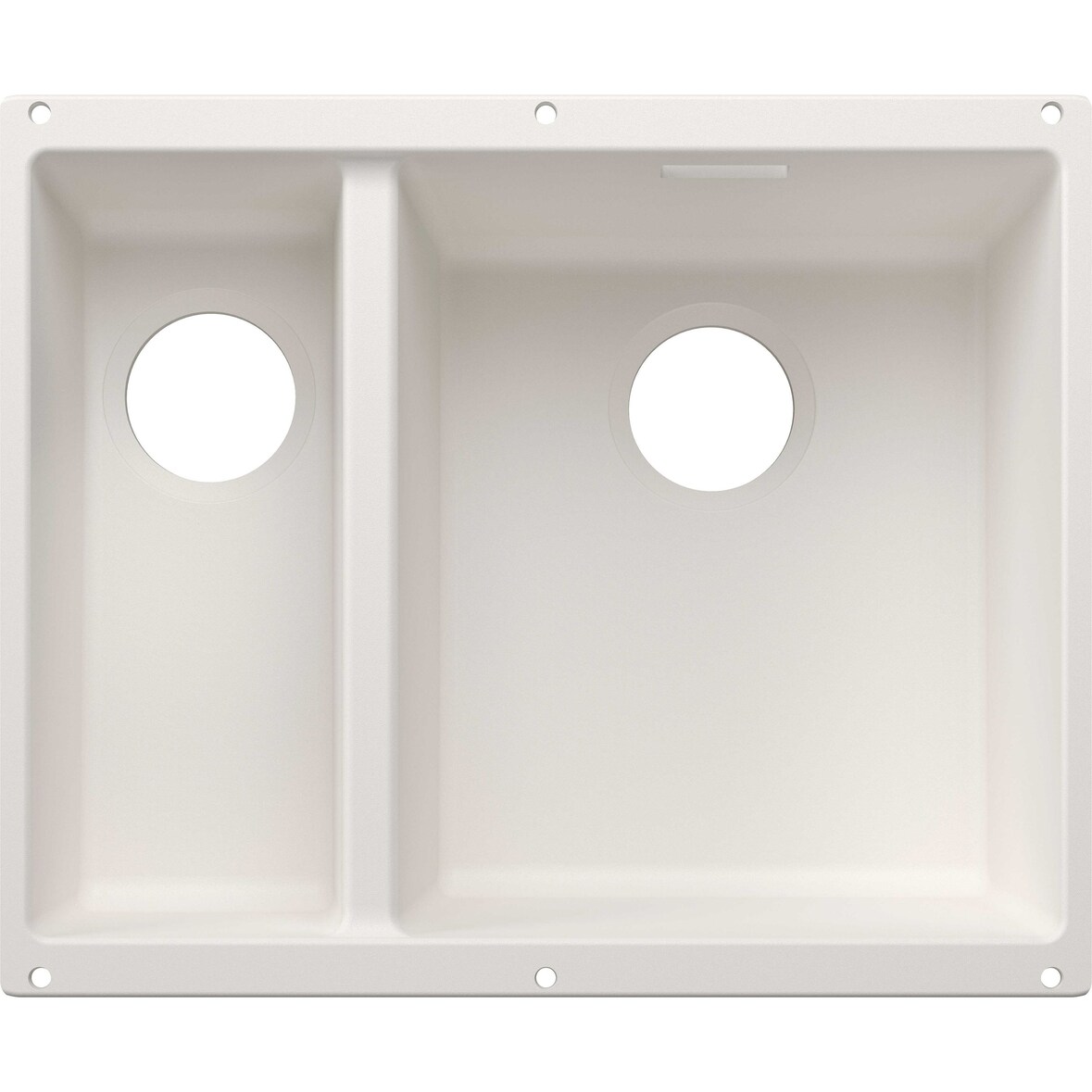 BLANCO SUBLINE 340/160-U  Einbauspüle SILGRANIT weiß ab 60 cm