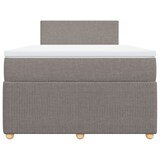 thumbnail of vidaXL Boxspringbett mit Matratze Taupe 120x200 cm Stoff
