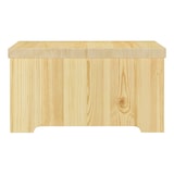 thumbnail of Nachtkästchen niedriger Nachttisch ohne Schublade Kiefer massiv lackiert 90.20-K15