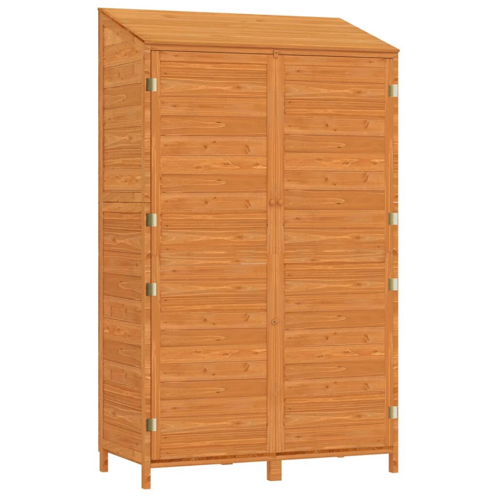 Helloshop26 - Gartenhaus 102 x 52 x 174,5 cm massives braunes Tannenholz 02_0044045