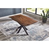 thumbnail of Tischplatte Baumkante massiv Akazie nussbaum 120 x 80 ZUERICH