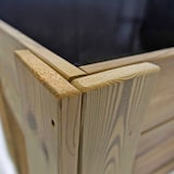 thumbnail of HORTALIA Mesa de cultivo Gardenbrico XXL80 en madera tratada para exterior - 200x80x80 cm