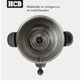 thumbnail of HCB Kaffeemaschine - 12 Liter - 80 Tassen - silber - 230V - Edelstahl