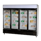 thumbnail of Romux® Armario Expositor Refrigerado 1300 Litros 4 Puertas Ventilado con Tiro Forzado | Frigorifico Profesional para Bebidas en Hostelería